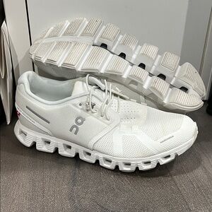 On Cloud Women’s Running White Athletic Shoes